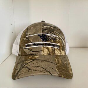 Trucker Hat Net Cap West Virgina University Snap Back Camo